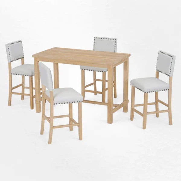Ailey 4 - Person Counter Height Dining Set for Dining Room - Image 2